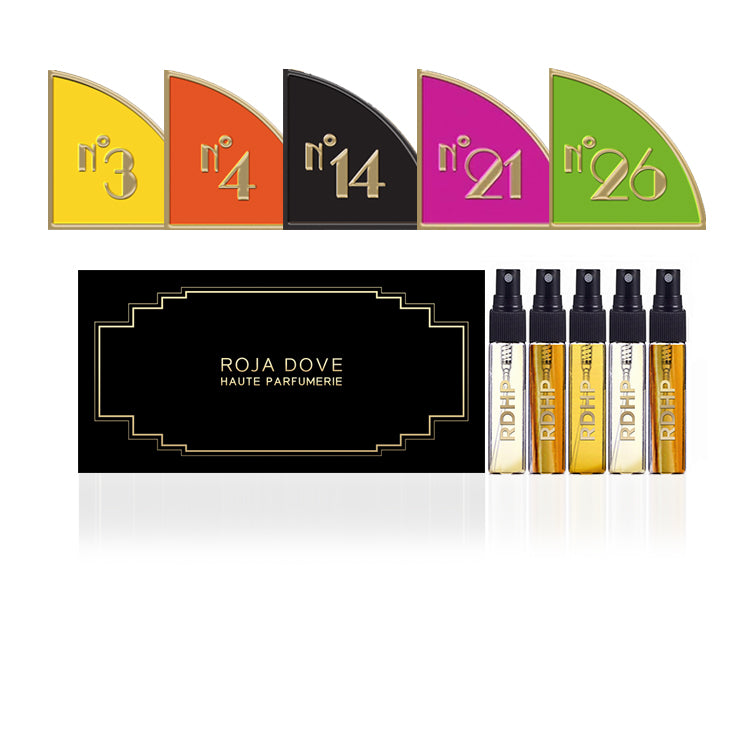 ROJA DOVE SEMI BESPOKE 5X2ML DISCOVERY COLLECTION - SET 2 WITH 3; 4; 14; 21; 26